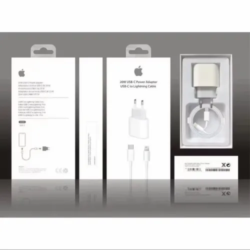 Kit Carregador + Cabo Lightning USB C ( para iPhone )