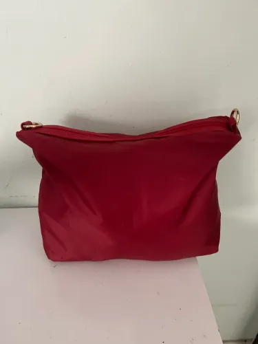 Bolsa vermelha dobrável