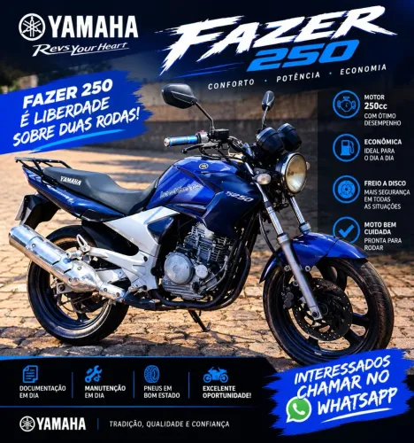? Yamaha Fazer 250 - Excelente oportunidade! ?
