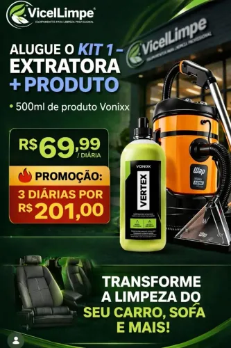 Extratora Profissional Curitiba | Limpeza Sofá e Carro | A partir de R$ 69,99