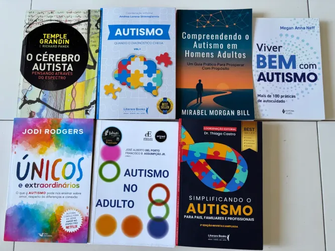 Livros sobre AUTISMO 7 unidades.