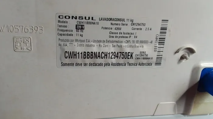 Máquina de lavar roupas (CONSUL) 11kg - muito nova