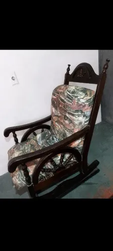 Cadeira antiguidade rústica balanço