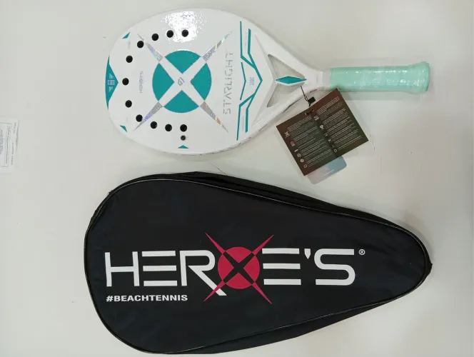 Raquete de beach tênis c22 Heroes Starlight com tratamento