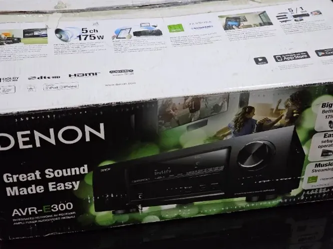 Conjunto home theather Denon + Boston Acustics 5.1