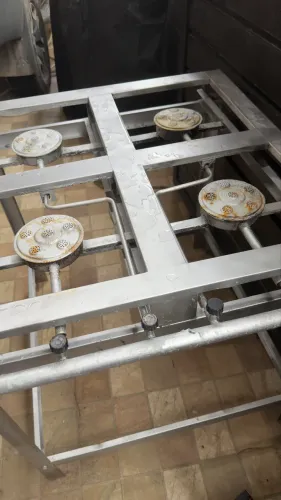 Fogao inox de alta pressão