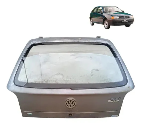 Tampa Traseira Porta Malas Volkswagen Gol G2 1999 2005 Prateado