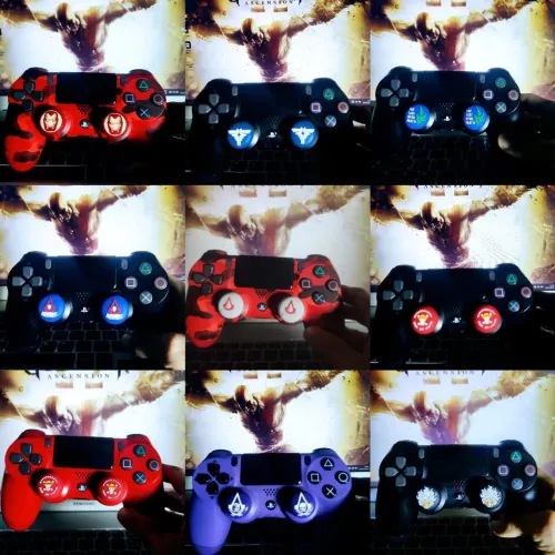 Grips personalizados para joystick -Descrição abaixo