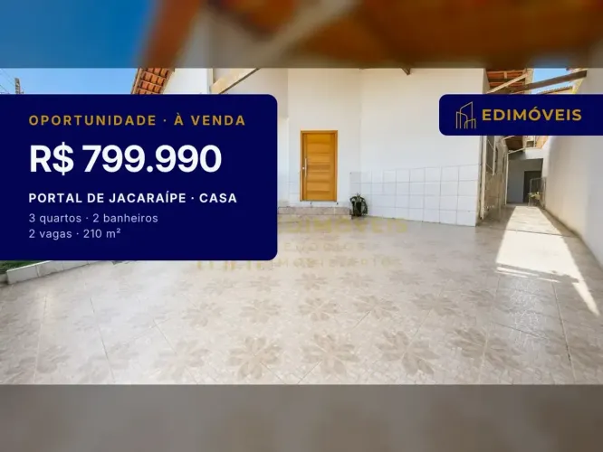 Casa Pronta para Morar com 2 Vagas em Portal de Jacaraípe