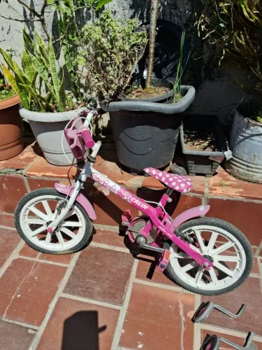 Bicicletinha Caloi Barbie