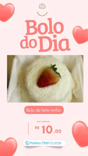 Bolo mini vulcão 