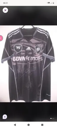 Camisa River Plate Monumental Nunez #14 Fabro Autografada Lendas Certificada.