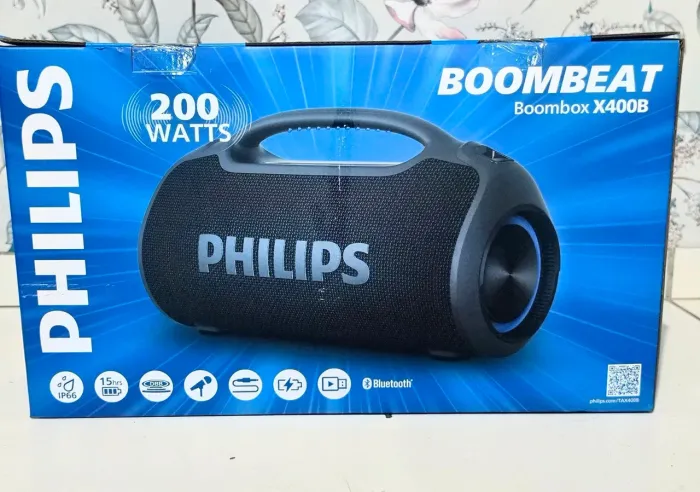 Caixa Philips Boombox Boombeat 200W Original | LACRADO