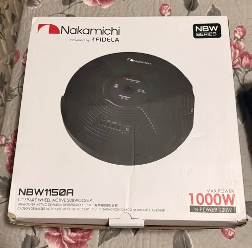 Subwoofer Nakamichi NBW1150A 11? Ativo 1000W para Estepe