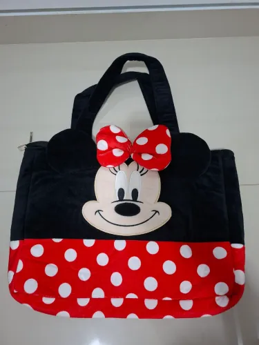 Bolsa Minnie em tecido