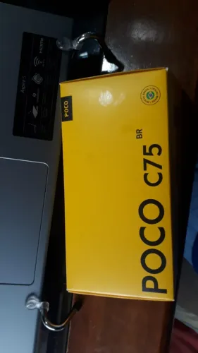 celular poco C75 novo lacrado- garantia nacional e estendida por 2 anos da loja