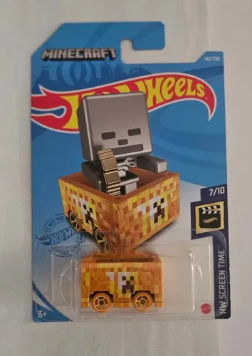 HOT WHEELS MINECRAFT MINECART - 2021