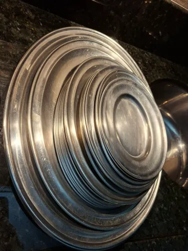 Travessas e bandeja