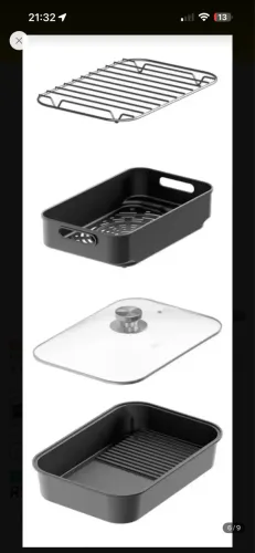 Fritadeira Elétrica Wap Air Fryer Barbecue 12 em 1 1800W