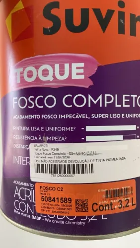 Tinta vermelha lata