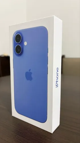 iPhone 16 Azul 128GB LACRADO COM NOTA FISCAL