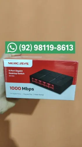 Switch Gigabit RJ45 de 5 porta MERCUSYS MS105G