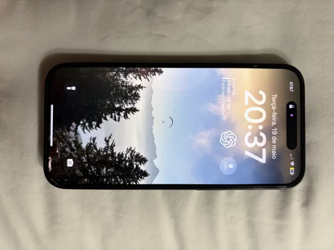 iPhone 256gb preto com um ano de uso