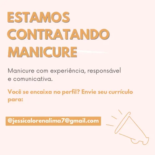 Vaga para manicure