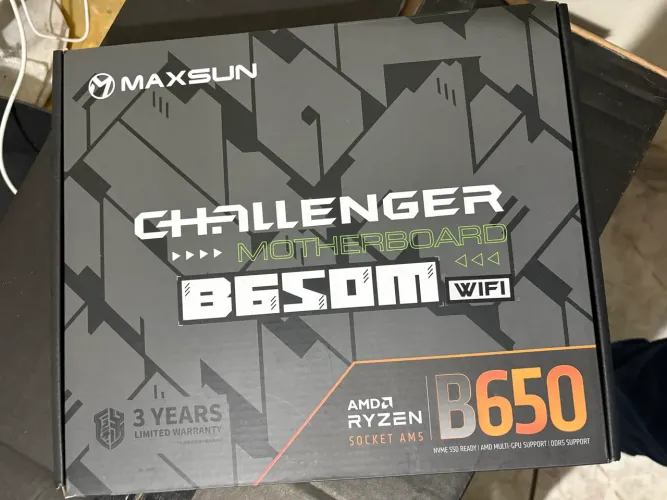 Placa Mãe Maxsun Challenger B650M