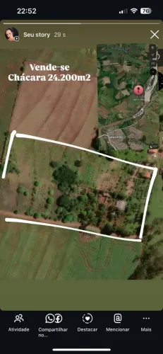 Vende-se chácara 24200 m2 em Ibiporã/PR - Rosana (43) 9 * (whatsapp)
