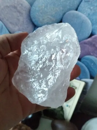 Arte em Quartzo branco 420g