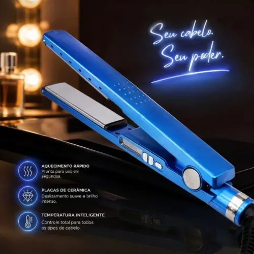 Prancha Alisadora Cerâmica Anti Frizz