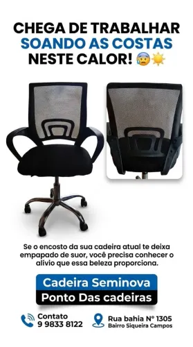 Vende cadeira seminova 