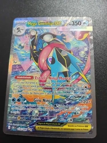 Vendo carta de pokemon Mega Greninja ex caos ascendente 116/086