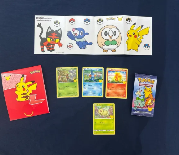 Coleção Pokémon McDonald?s trio Hoenn + 1 aleatoria