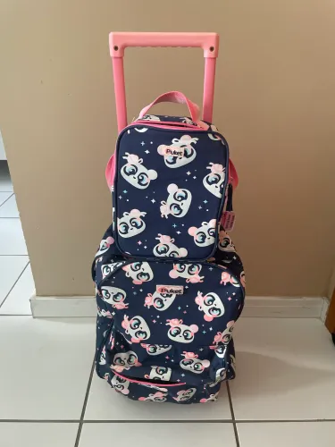 Kit mochila e lancheira térmica