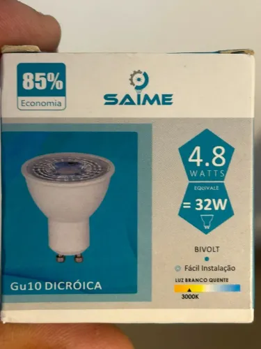 kit 10 Lâmpadas dicroica mr16