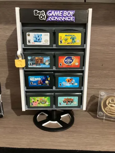 Lote jogos gba + suporte 16 jogos
