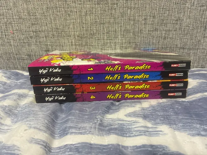 Mangá Hells Paradise volumes 1 até 4