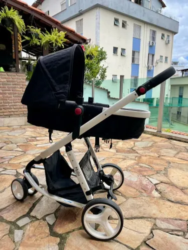 Carrinho de Bebê 3 em 1 Safety 1st - Completo (Bebê Conforto + Moisés + Assento)