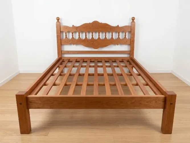 Cama de Casal em Cerejeira Maciça