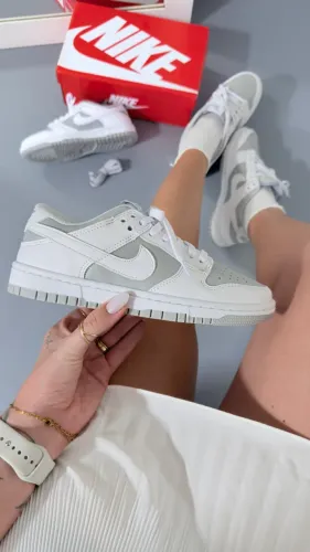 Tênis Nike Dunk Linha Prime Unissex Cor: Cinza Reverse - Disponível 34 ao 43