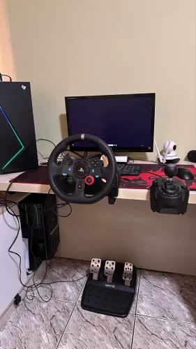 Logitech G29 Driving Force + Câmbio + Pedais + Caixas Originais
