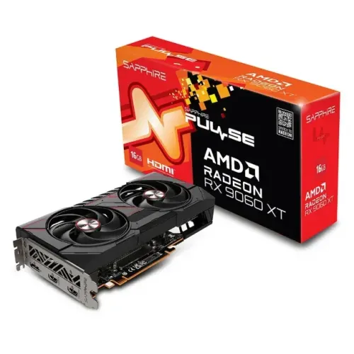 Placa de Vídeo SAPPHIRE RX 9060 XT PULSE 16GB GDDR6 20 Gbps FidelityFX RDNA 4 [nova]