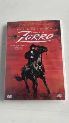 Filme dvd duplo original a marca do zorro ótimo estado.