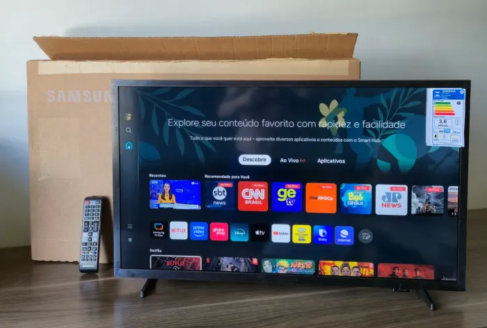 Smart TV Samsung 32 pol - Nova