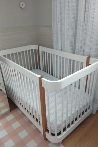 Berço Sleeper Lola - 3 Fases (Mini Berço, Berço e Mini Cama)