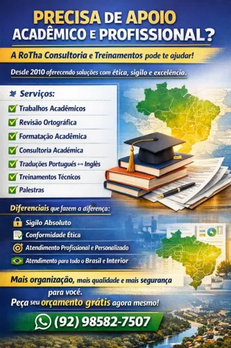 Trabalhos acadêmicos, consultoria e tradução.