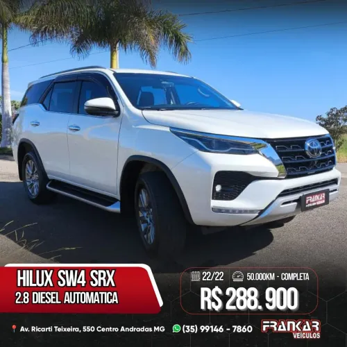 Toyota Hilux SW4 SRX 4X4 2.8 TDI 16V Dies. Aut. 2022