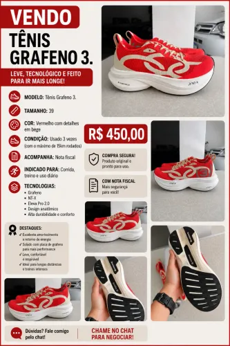 Tênis de corrida Olympikus Corre Grafeno 03